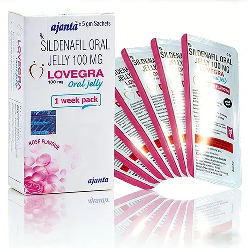 女用果凍偉哥 LOVEGRA Oral Jelly 粉紅色果凍 玫瑰果凍 增加愉悅感 增加敏感度 香港現貨正品